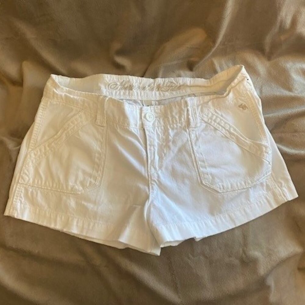 Abercrombie & Fitch Off White Shorts Sz 4